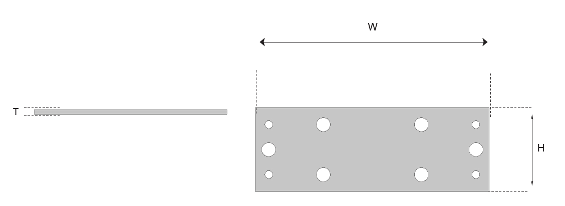 rafter bracket backing plate